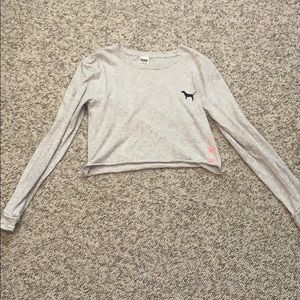 Crop PINK long sleeve